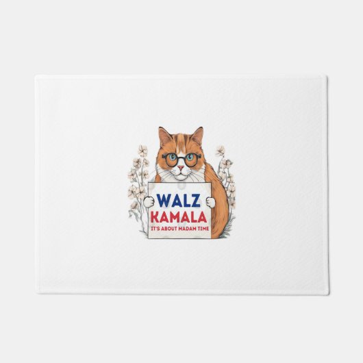 ハリスワルツ2024カマラキャット ドアマット (正面)