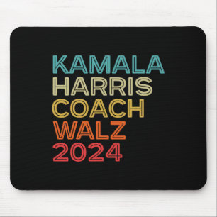 ハリスワルツ2024カマラハリスコーチW 2024レトロ マウスパッド