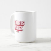 ハリスワルツ2024コーヒーマグ コーヒーマグカップ (正面左)