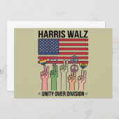 ハリスワルツ2024ユニティ・オーバー・ディビジョン 招待状 (正面/裏面)