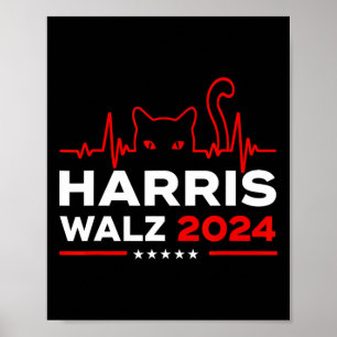 ハリスワルツ2024年選挙区ハリスティム・ワルツHeartb ポスター