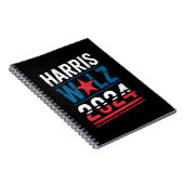 ハリスワルツ2024年選挙運動カマラハリスティムワルツ ノートブック (右側)