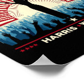 ハリスワルツ2024年選挙運動カマラハリスティムワルツ ポスター (角)