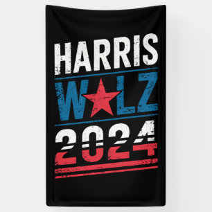 ハリスワルツ2024年選挙運動カマラハリスティムワルツ 横断幕