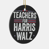 ハリスワルツ2024選挙カマラティムの先生 セラミックオーナメント (右)