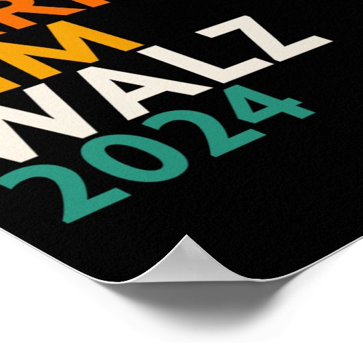 ハリスワルツ2024 ポスター (角)