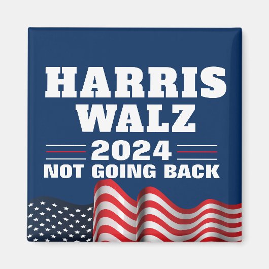 ハリスワルツ2024 | 民主党の投票 マグネット (正面)