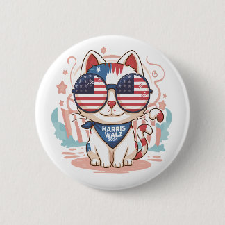 ハリスワルツ2024 缶バッジ