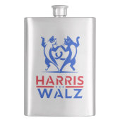 ハリスワルツ – 踊りキャッツクラシックステンレススチール フラスク (正面)