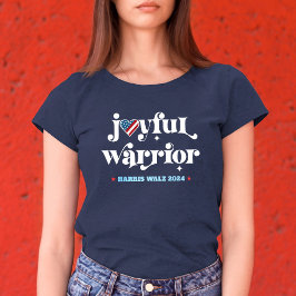 ハリスワルツJoyful Warrior USAハート旗選挙 トライブレンドＴシャツ