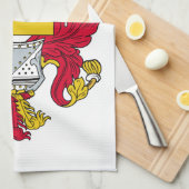 ハリスンの家紋 キッチンタオル (四つ折り)