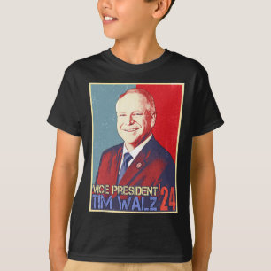 ハリス副大統領ティム・ワルツ・ワルツ2024年選挙 Tシャツ