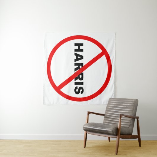 ハリス危険は行くな! タペストリー (インサイチュ(横))