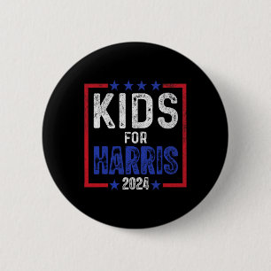 ハリス大統領のために子供たち幼児はKamala Harを愛する 缶バッジ