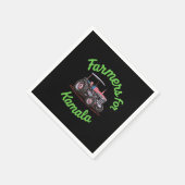 ハリス大統領を支持するカマラヤの農家 スタンダードカクテルナプキン (角)