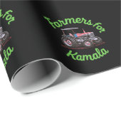 ハリス大統領を支持するカマラヤの農家 ラッピングペーパー (ロールコーナー)