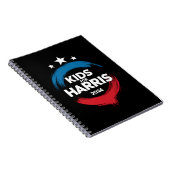 ハリス大統領を支持する子供たち ハリスを愛する子供たち ノートブック (右側)