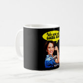 ハリス大統領選挙2024我々は行かないBa コーヒーマグカップ (正面左)