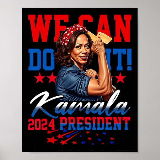 ハリス大統領2024年なら可能だ！ ポスター (正面)