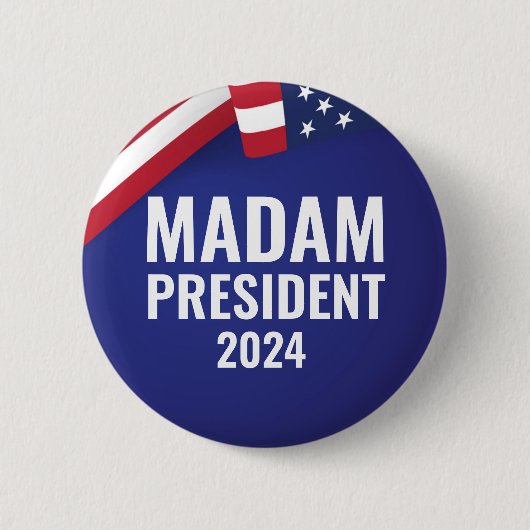 ハリス大統領2024 缶バッジ (正面)