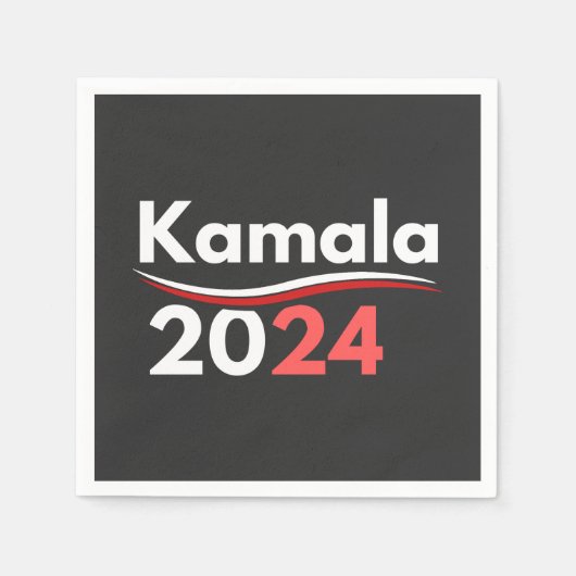 ハリス大統領 スタンダードカクテルナプキン (正面)