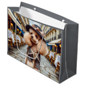 ハリス夫人はパリスのプードル ラージペーパーバッグ (正面アングル)