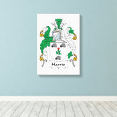 ハリス家紋 キャンバスプリント (インサイチュ (ウッドフロア))