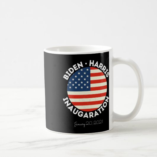 ハリス就任式2021年1月20日レトロDemocr コーヒーマグカップ (右)