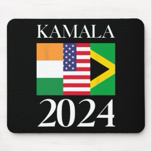 ハリス投票2024インドアメリカンジャマイカ国旗 マウスパッド