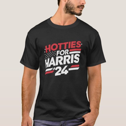 ハリス支持の美女たち 24 Tシャツ (正面)