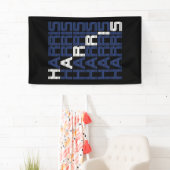 ハリス文字スタック 横断幕 (インサイチュ)