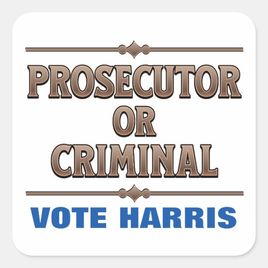 ハリス検事 スクエアシール (正面)