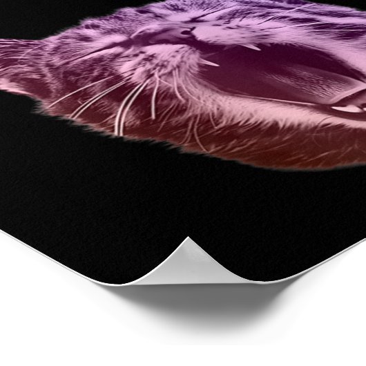 ハリス独身のス2024政治家向けキャットレディース ポスター (角)