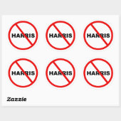 ハリス警告は行くな! ラウンドシール (シート)