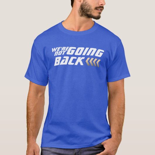 ハリス選挙に戻らない Tシャツ (正面)