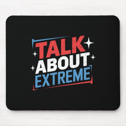 ハリス選挙運動の極端について話す マウスパッド (正面)