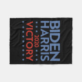 ハリス2020勝利選挙大統領のの祝賀会 フリースブランケット (正面(横))