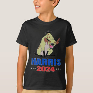 ハリス2024おもしろいハイエナ Tシャツ