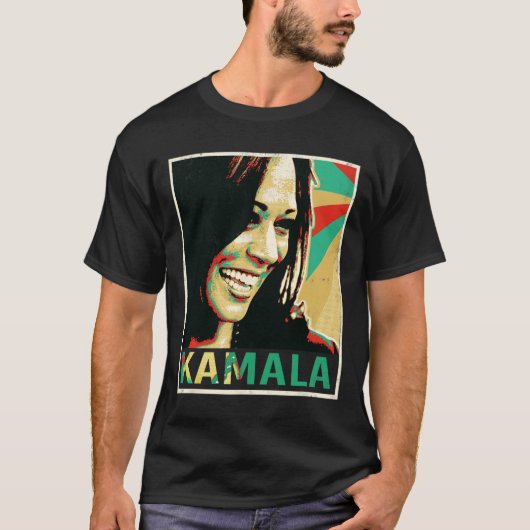 ハリス2024カマラ大統領 Tシャツ (正面)