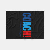 ハリス2024ティムホイマーコーチ フリースブランケット (正面(横))