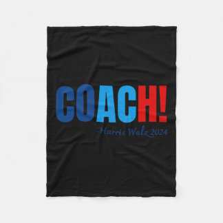 ハリス2024ティムホイマーコーチ フリースブランケット