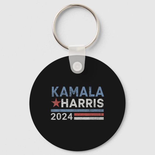 ハリス2024大統領選挙キャンペーン キーホルダー (正面)