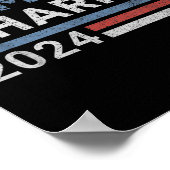 ハリス2024大統領選挙キャンペーン ポスター (角)