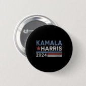 ハリス2024大統領選挙キャンペーン 缶バッジ (正面&裏面)