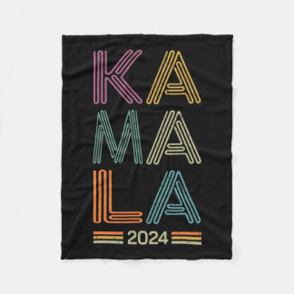 ハリス2024大統領選挙運動レトロ フリースブランケット
