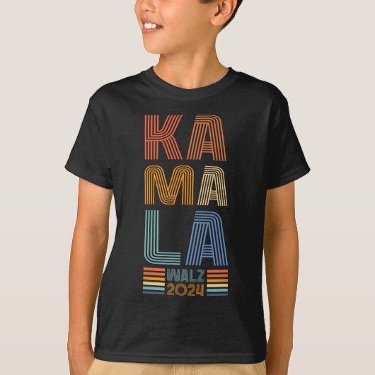 ハリス2024大統領選挙 ハリス ウォルズ ウォルツ Tシャツ (正面)