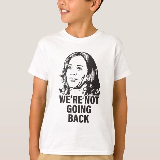 ハリス2024年は戻らない Tシャツ (正面)