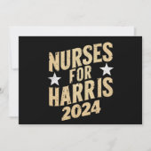 ハリス2024年アメリカ看護師チーム 招待状 (正面)