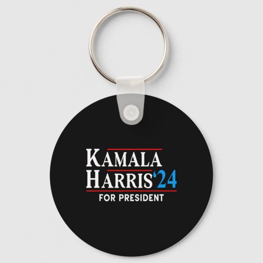 ハリス2024年カマの大統領選挙投票 キーホルダー (正面)