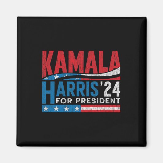 ハリス2024年カマの大統領選挙投票 マグネット (正面)